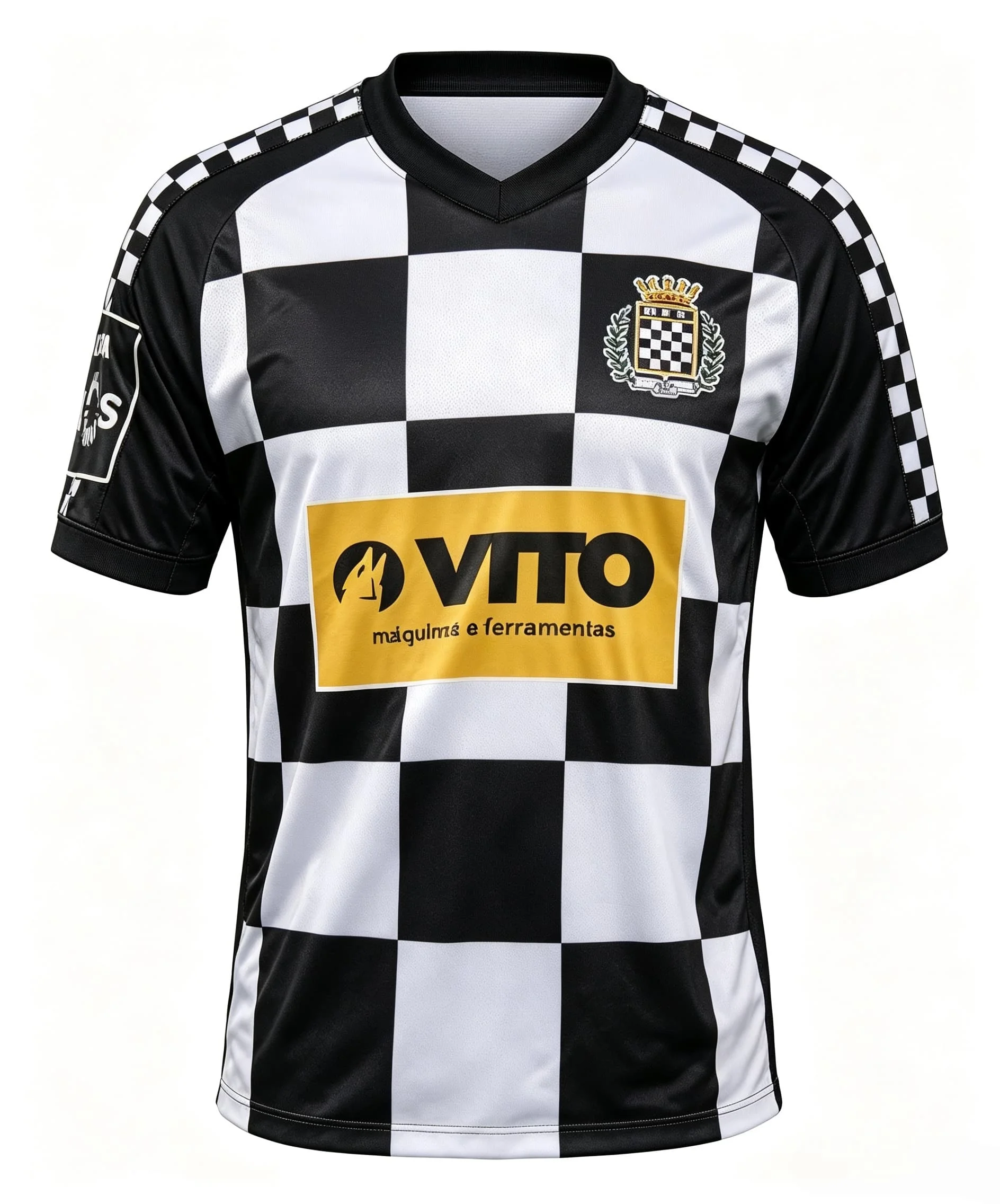 2026 Sommer Neues Fußballtrikot Boavista Portugal Kurzarm Fußballshirt Klassischer Stil Oberteile Familien- und Kinder-T-Shirts – Detail 4