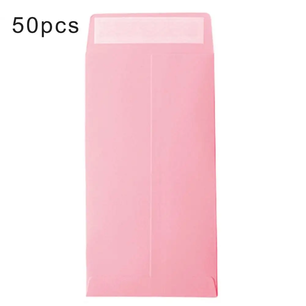 Money Bags Cash Storage Envelopes 50pcs Bright Color Cash Envelopes Wear Resistant Diy Coin Storage Containers