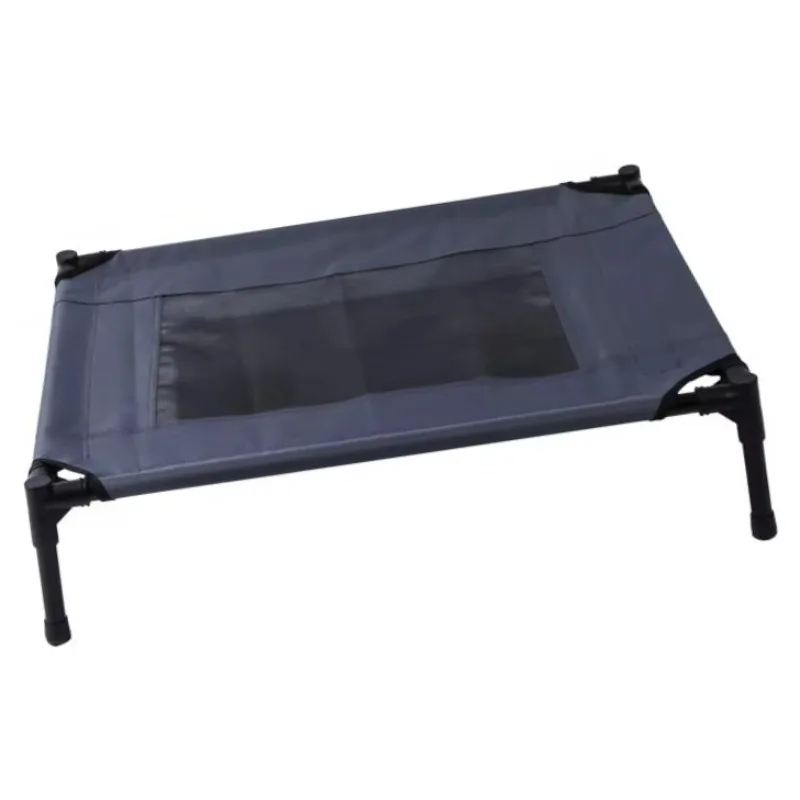 

Elevated Dog Bed Cot Raised Bed Cooling Dog Bed Full Metal No-Slip Easy to Install for Indoor Outdoor Small Medium Dogs