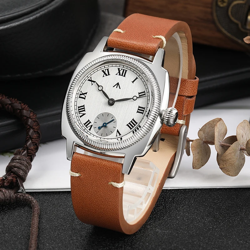 Militado Vintage Dress Watch VD78 Quartz Movement 316L Stainless Steel Watches Sapphire Crystal Waterproof 100M Wristwatch