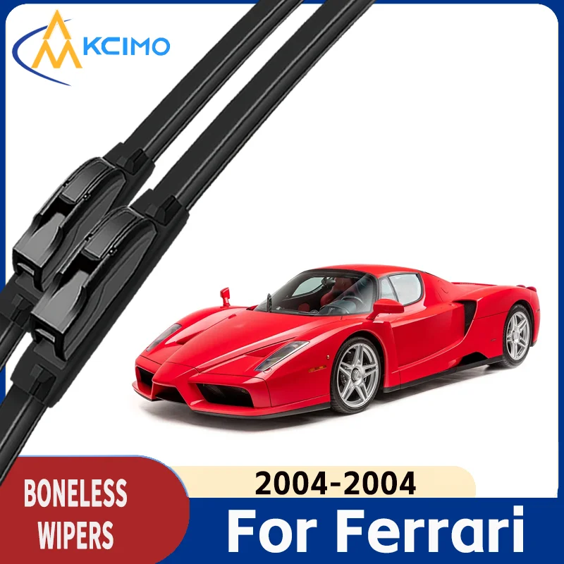 

Kcimo Premium Multifunctional Rubber Wiper Blades for Ferrari Enzo F140 2004-2004 Water Repellent Coating Self-Cleaning Quiet