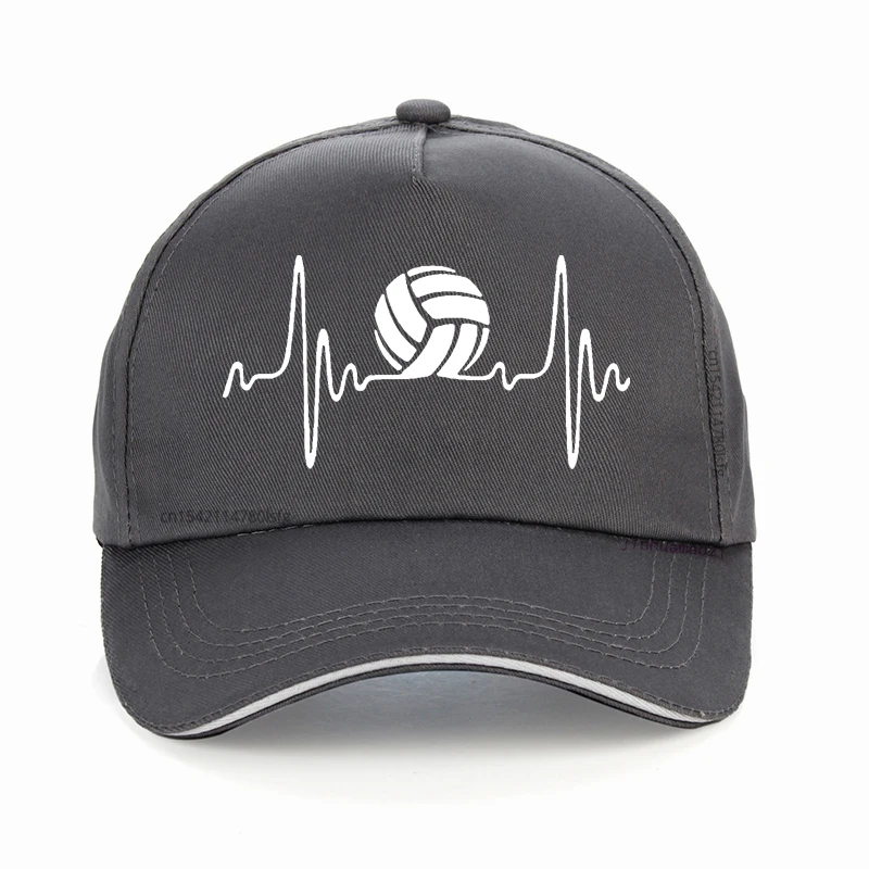 Heartbeat Volleyballs Harajuku pop Baseball Cap fashion Volleyballs athlete sunhat Casual Adjustable Snapback Hats bonnet