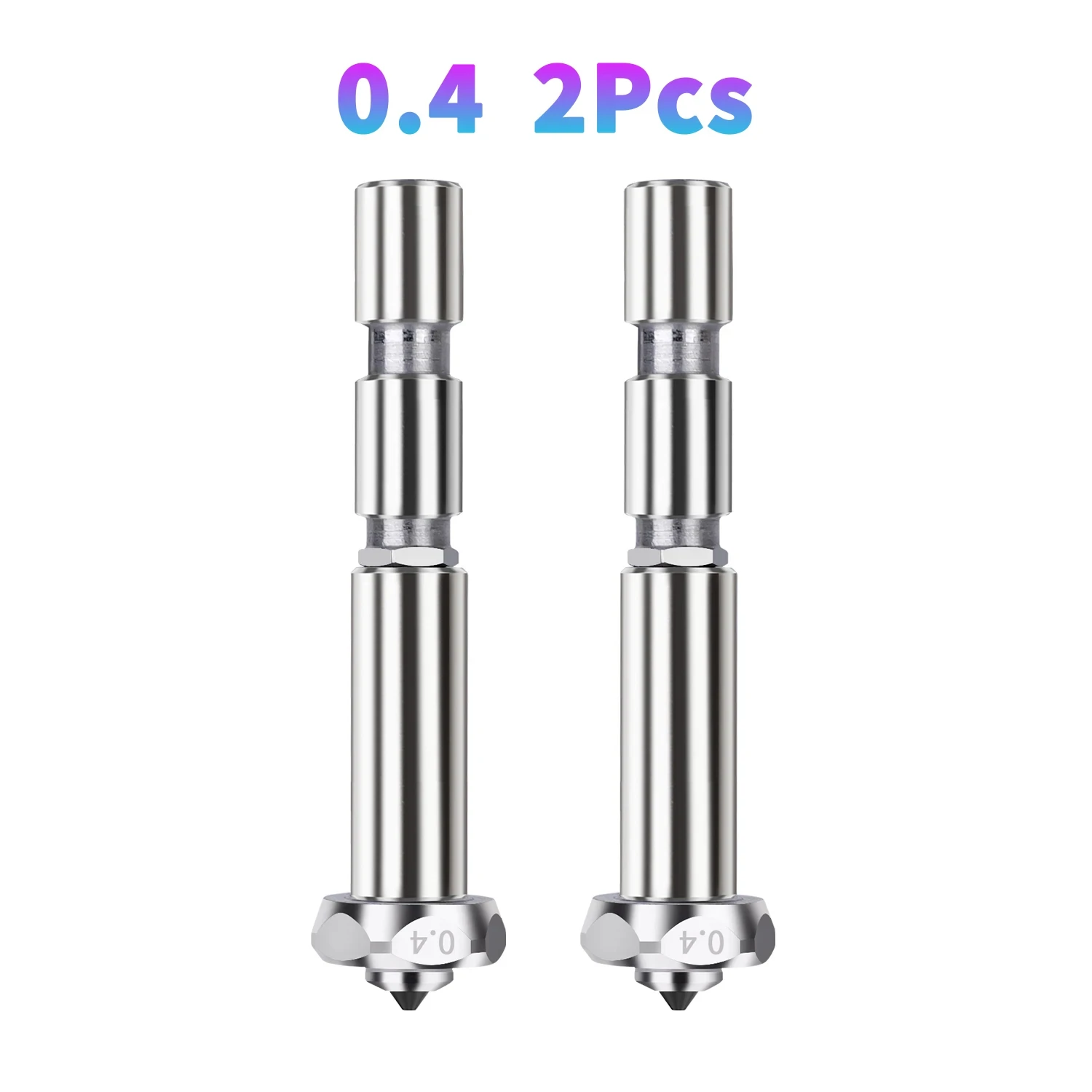 Für Anycubic Kobra 3 Max Hotend 0,4 0,6 0,8mm Combo Schnellwechsel Integrierte Düse aus gehärtetem Stahl