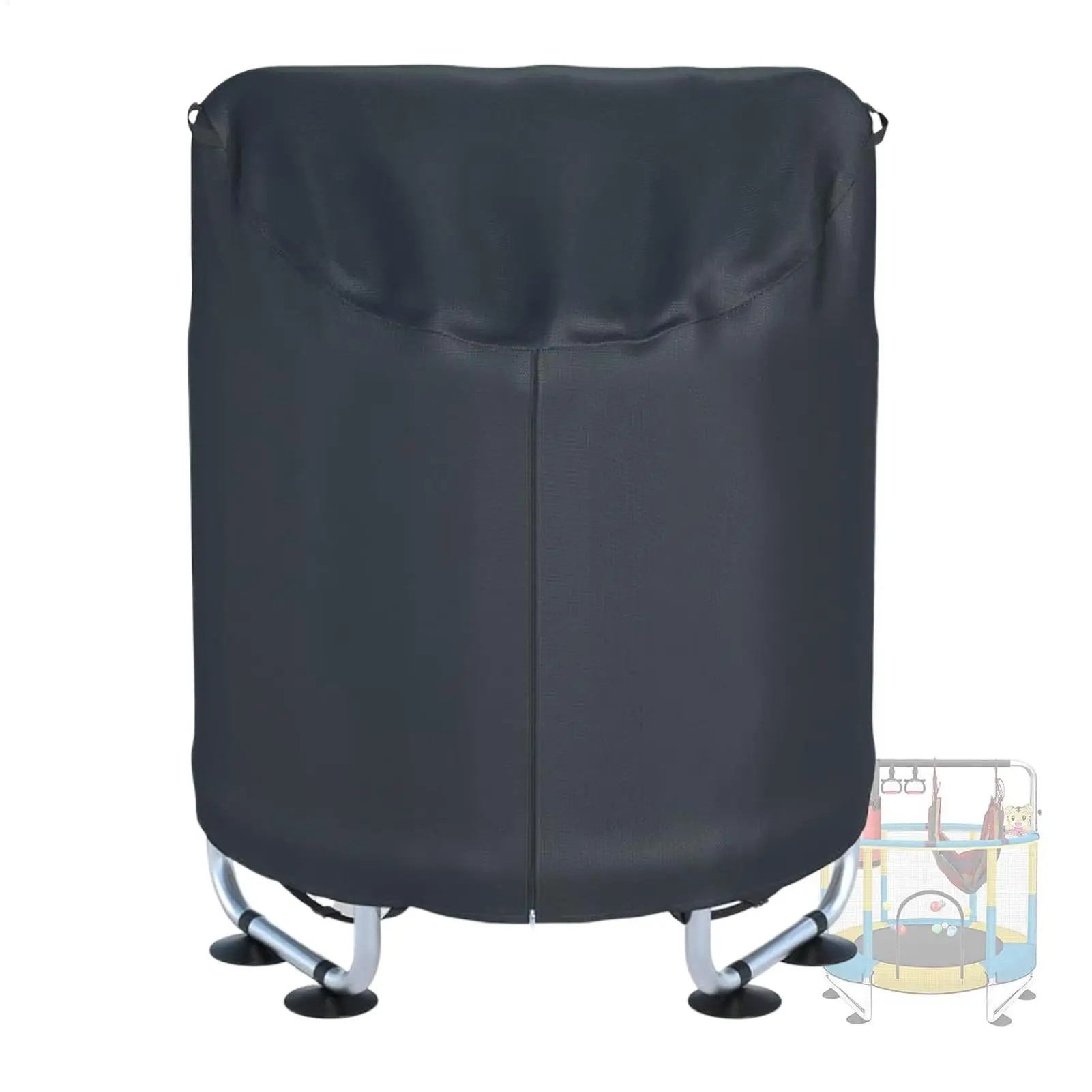 Round Trampoline Cover Waterproof Oxford Cloth Sun Shade Jumping Bed Cover for Kids dustproof Protection UV
