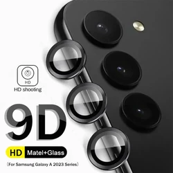 Metal Lens Ring For Samsung Galaxy A55 A25 A15 A05 5G A54 A35 A15 Lens protection glass for Samsung a25 a35 a54 Camera Protector