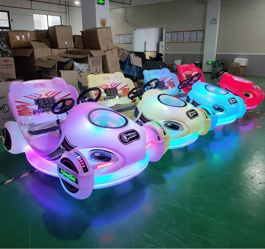 Amusement park parent-child Ride-on double children electric bumper car go-kart