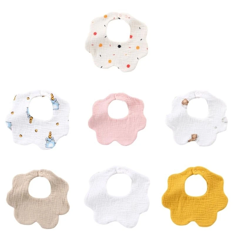 

Infant Bib 6-layer Thick Bibs Burp Cloth Soft Drooling Bib Breathable Cotton Bib G2TD