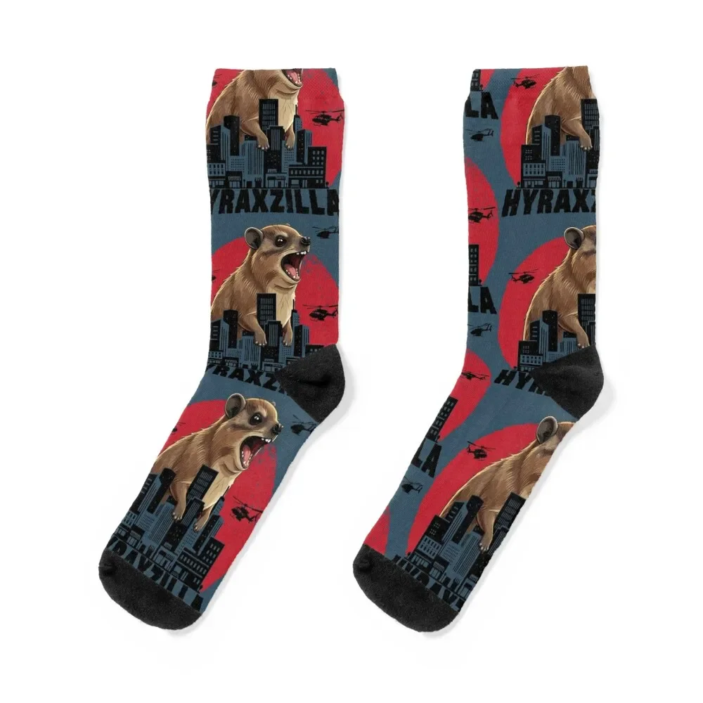 

Rock Hyrax-zilla Awawa Funny Groundhog Dassi Socks cycling luxe New year's Thermal man winter Boy Socks Women's