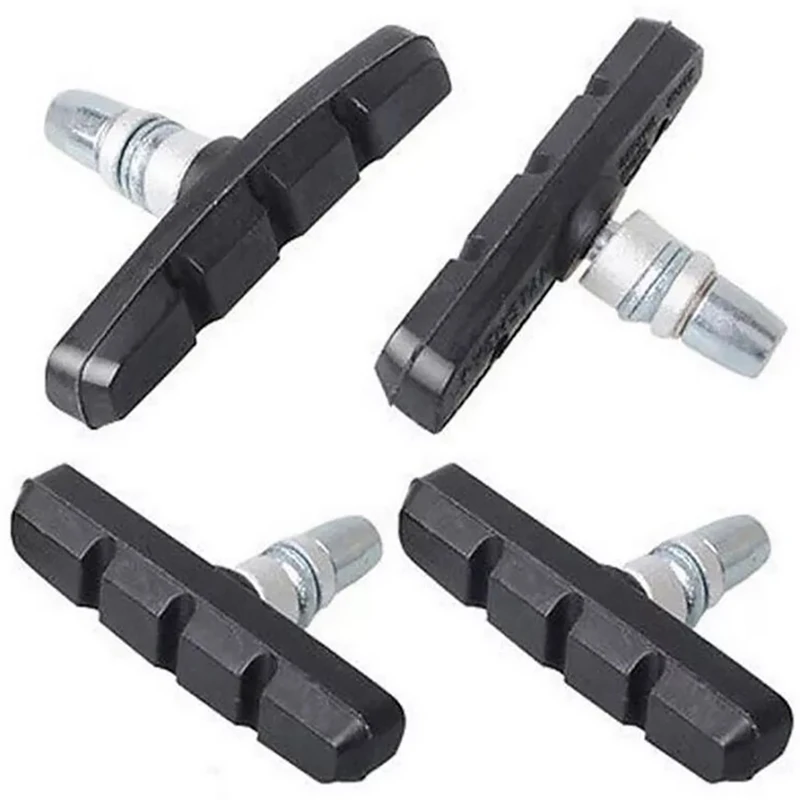 4 Pcs Bicycle Break Pads Shoes Tools For Mountain Road Bike Brake Block Wear-resistant Spindle Accessories