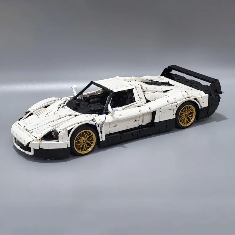 

Модель чемпионов скоростных автомобилей, супер масштаб 1:8, MC12, спортивный автомобиль Moc, строительные кирпичи, технология здания, модульный блок, игрушка, подарок на праздник