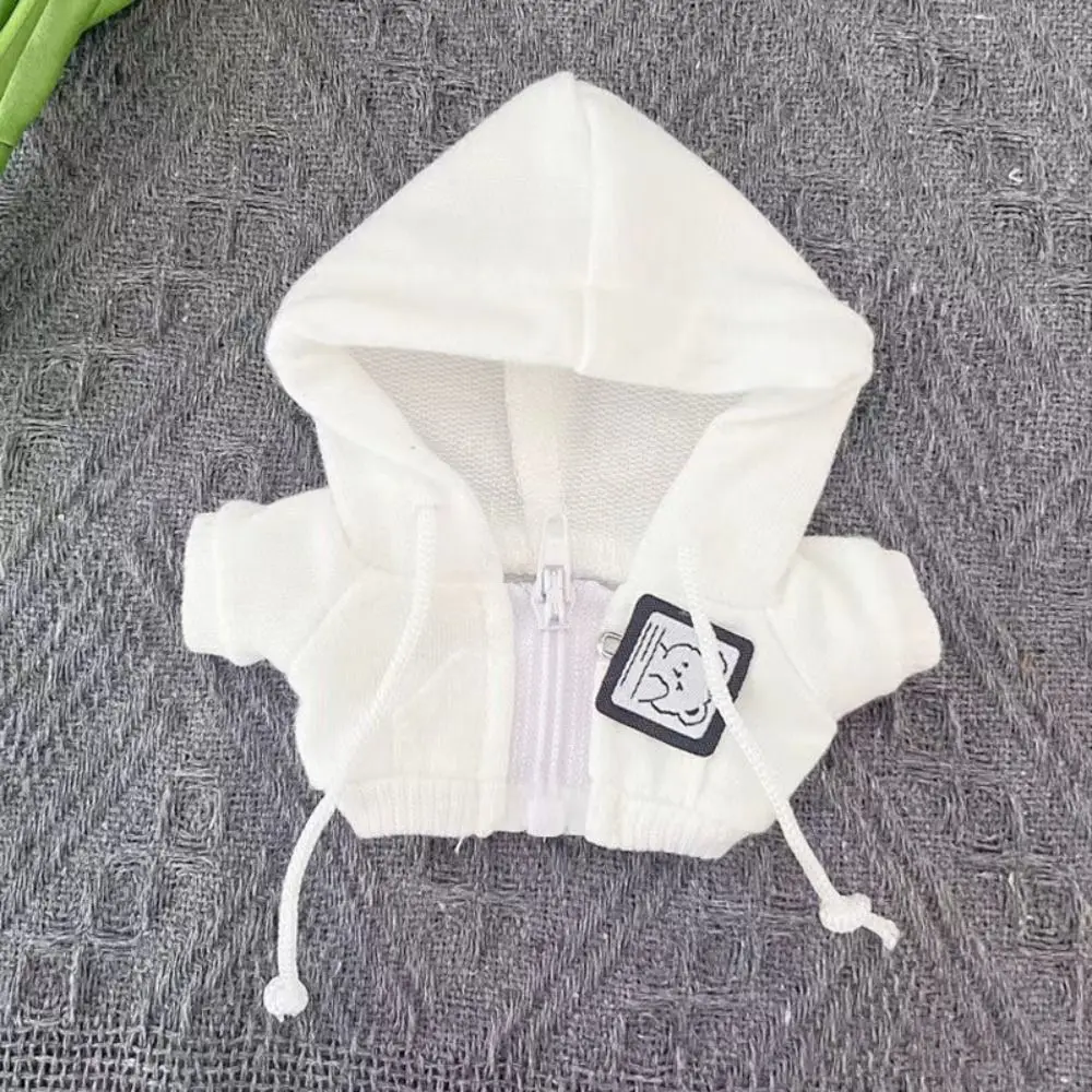 Abito con cappuccio in cotone per bambole, vestiti per vestire Kawaii, senza attributi, vestiti per bambole, cartone animato, adorabile regalo per bambini