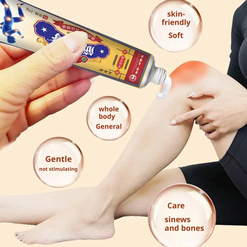 Body Muscle And Vein Cream Repair Knee Shoulder Neck Joint Arthritis Treatment Cream Soreness Soothing Pain Ointment view 4