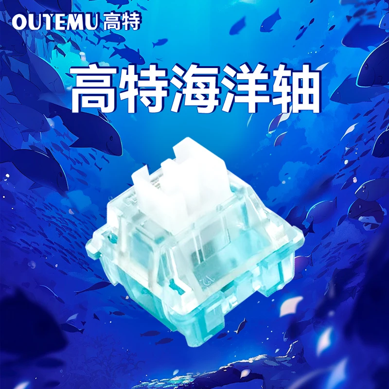 

Outemu Ocean Switch for Mechanical Keyboard 3Pin Silent Linear Clicky 45g 55g RGB SMD Mechan Keyboard Gaming MX Switches