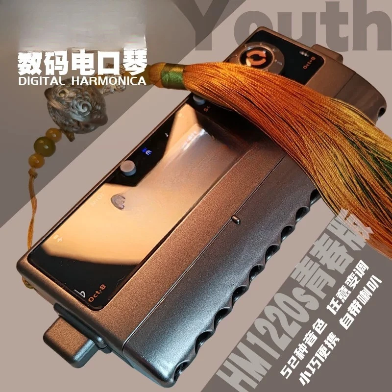 1220S digital electronic MIDI harmonica youth version comes with 52 kinds of tone changes