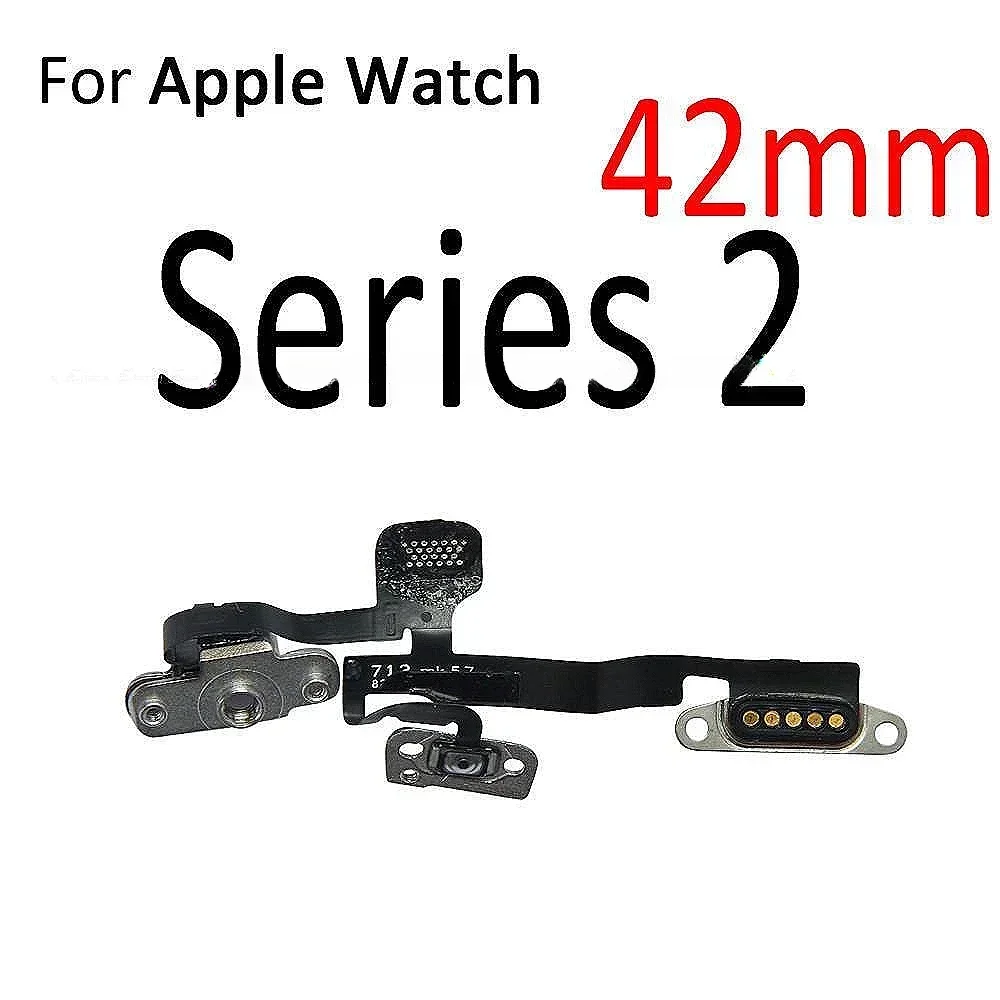 Power ON OFF Mute Switch Control Button Microphone Flex Cable for Apple Watch Series 1 2 3 4 5 6 38mm 42mm 40mm 44mm Repair Part