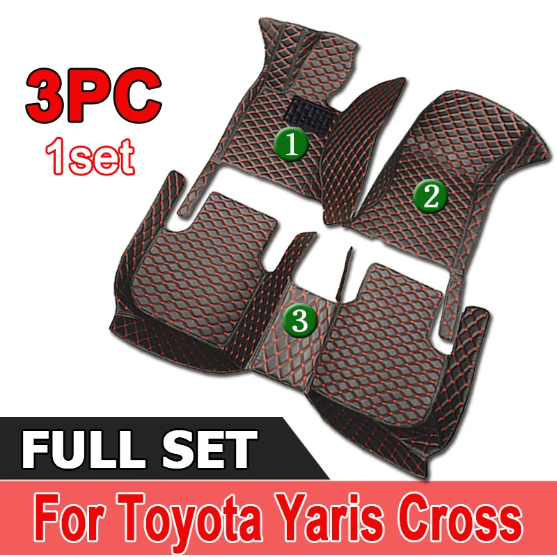 

Non-hybrid Vehicle Car Floor Mats For Toyota Yaris Cross Yarisu Kurosu XP210 2021 2022 2023 Waterproof Pads Car Accessories 2012