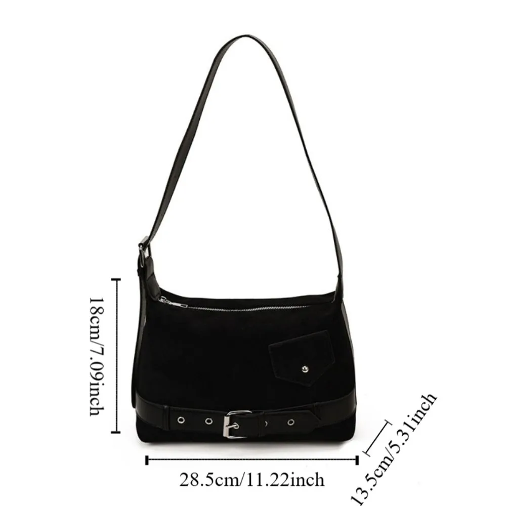 عادية الكورية نمط الجلد المدبوغ حمل حقيبة حمل حقيبة بلون ماتي بولي Hobo حقيبة بولي Leather الجلود سعة كبيرة تحت الإبط حزم مكتب عامل