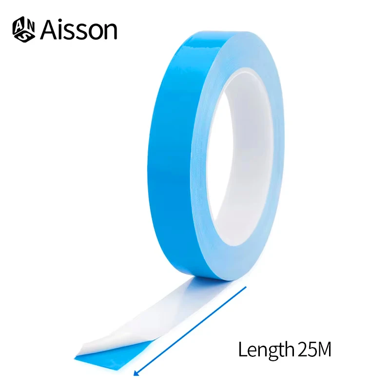 Double Sided Thermal Conductive Adhesive Tape 25m Length 3/5/8/10/12/15/20mm Width for Chip PCB LED Strip Heatsink