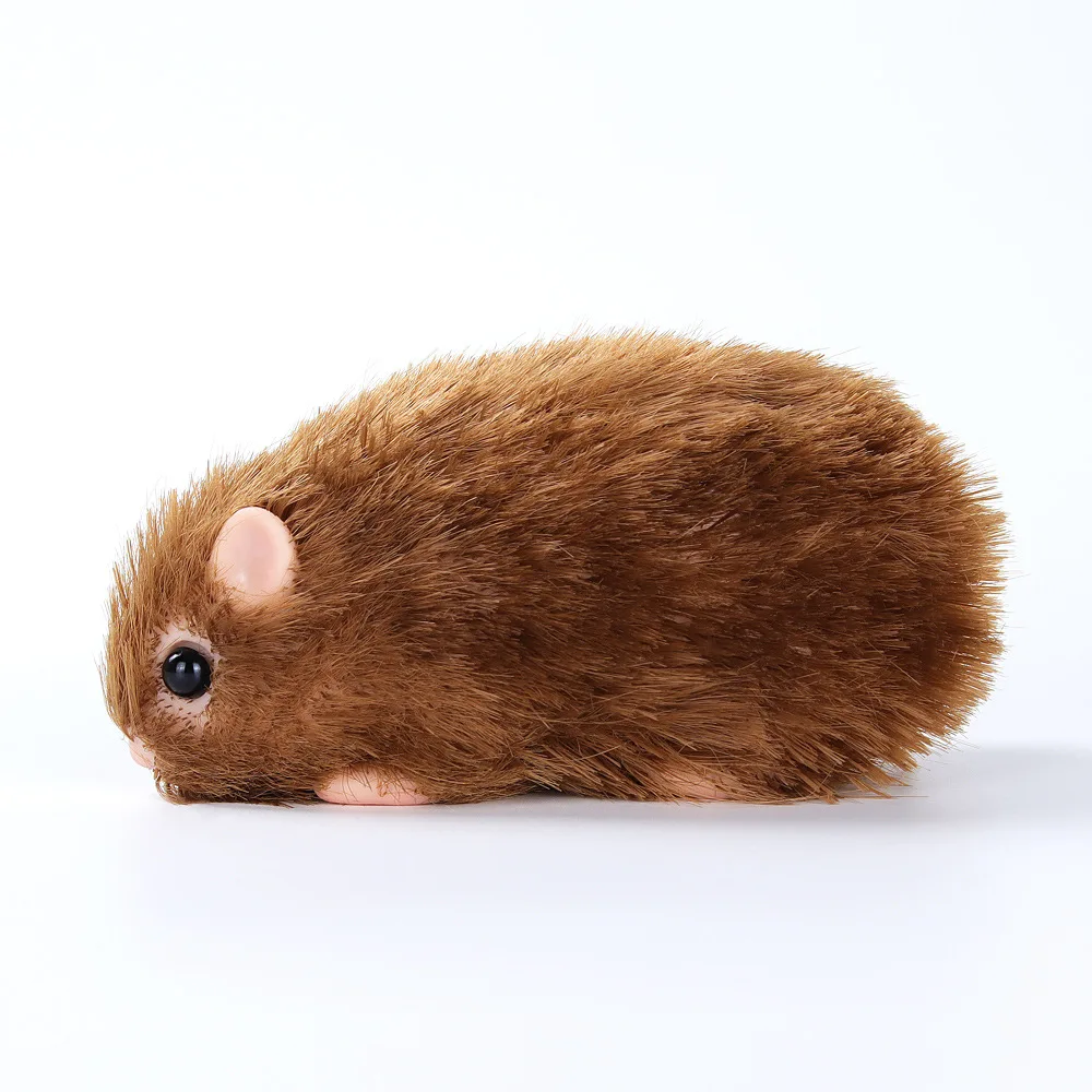 Jouet de souris en silicone fait à la main, simulation de mini hamster pour animal de compagnie, poupées bébé Reborn, doux et réaliste, cadeaux pour nouveau-né