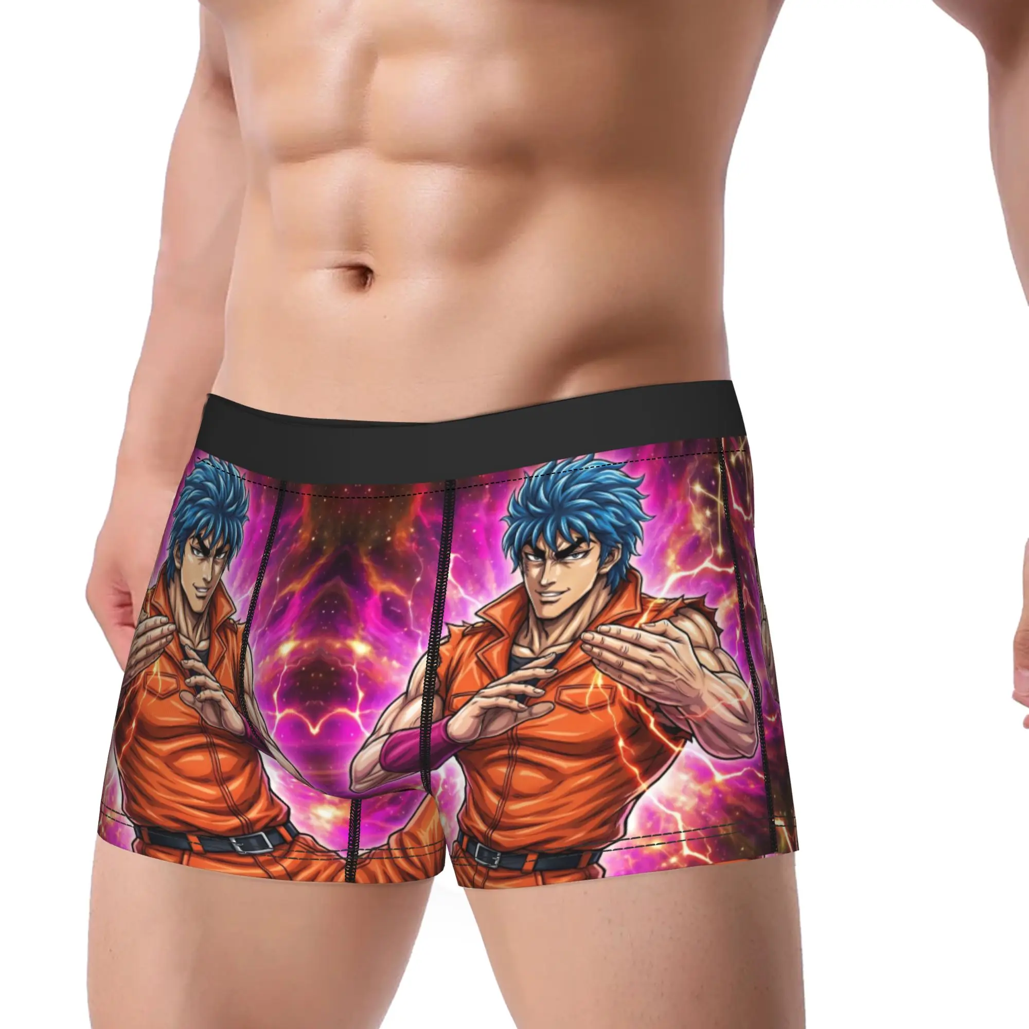 hokuto no ken Survivor Cute (2) Underwear  Novelty Panties Custom DIY Boxer Brief For Men 3D Pouch Plus Size Trunk