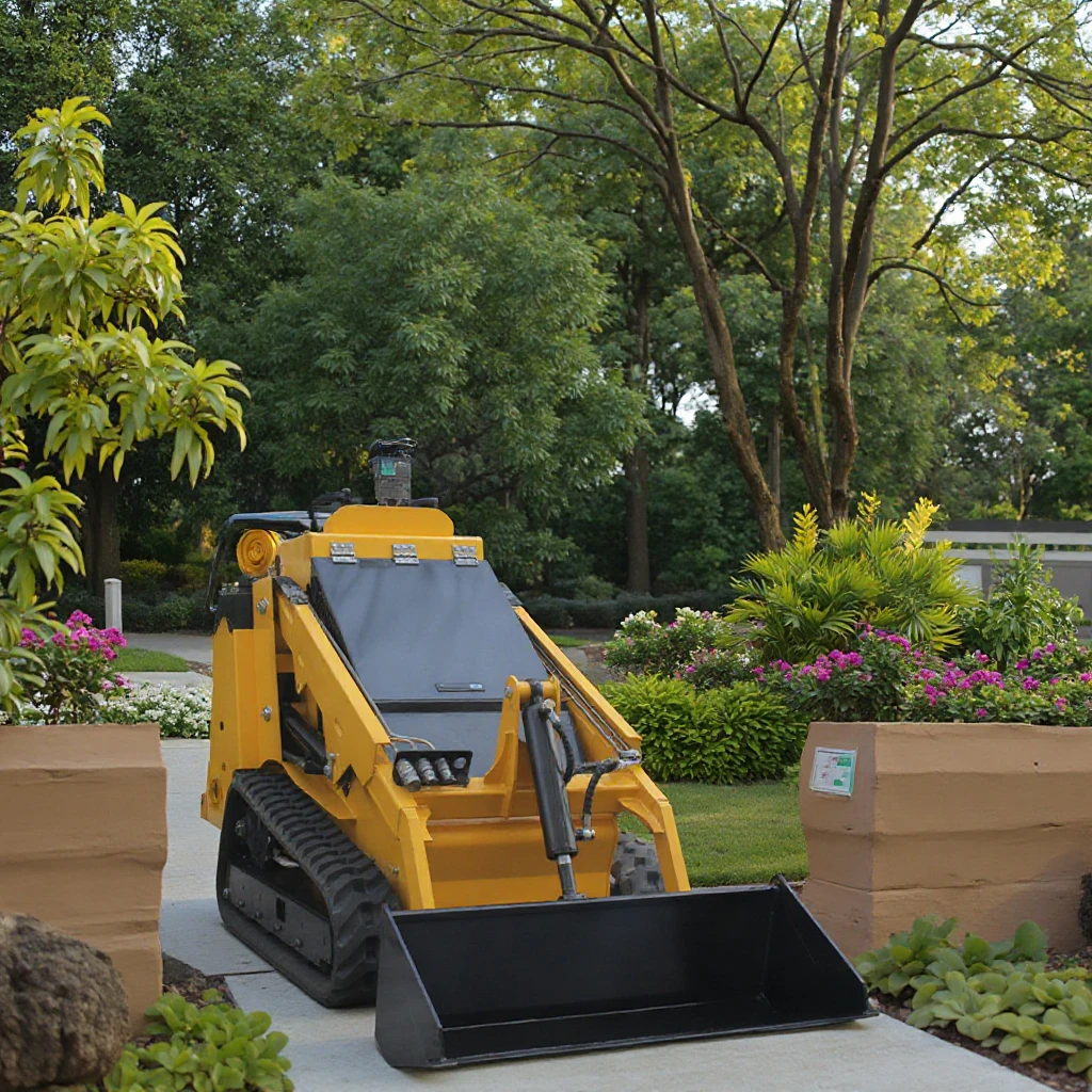 

Telescopic Track Chinese Backhoe Front Articulated Compact Small Mini Skid Steer Track Loader for Sale