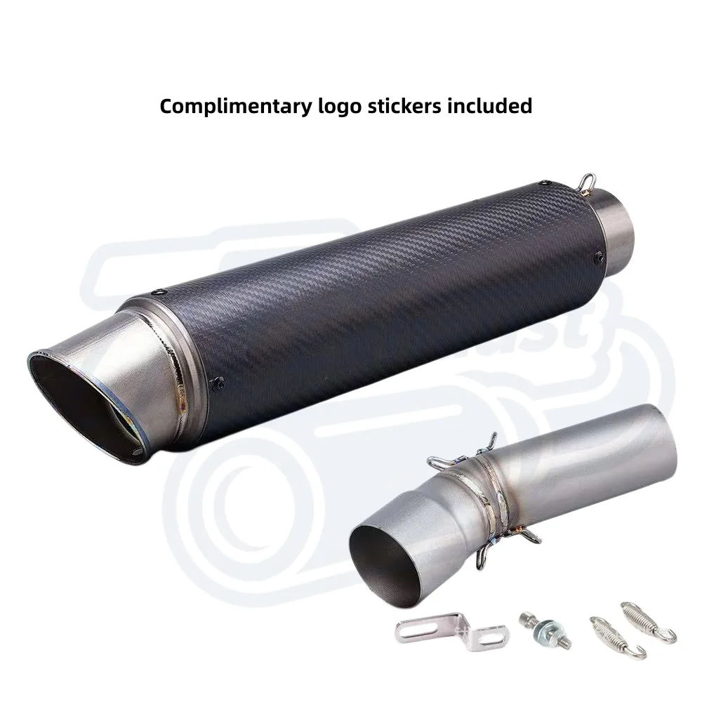 Aftermarket exhaust specially for  F700GS / F800GS, modified dedicated mid & rear exhaust, rear muffler with 51mm diameter