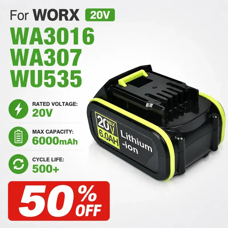 For Victor 20V lithium battery pack lithium battery WA3016WA307WU535 saw hand electric drill intelligent protection