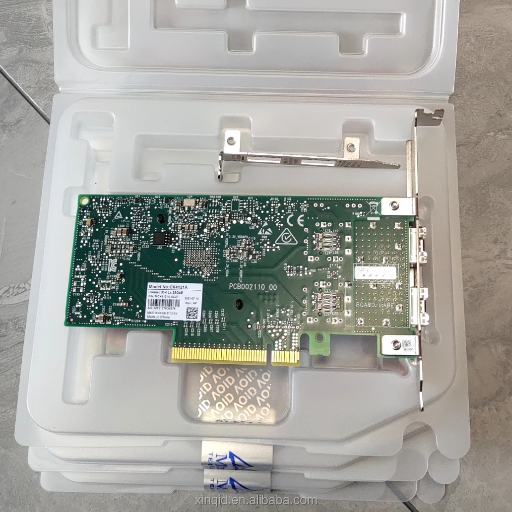 

MCX4121A-ACAT Mellanox Connectx-4 Ethernet 10/25Gb 2-port SFP28 Enabled Bracket Network Adapter