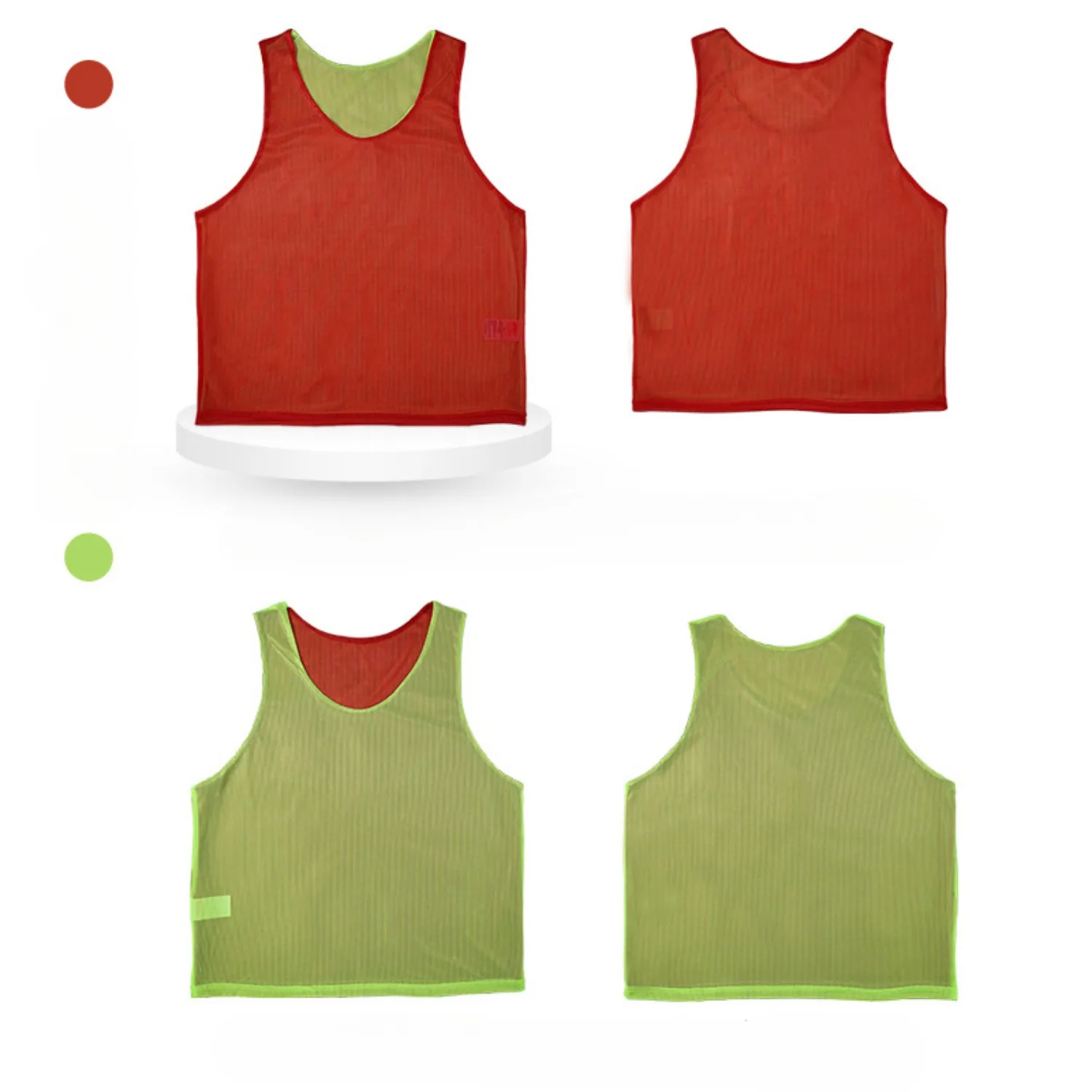 เสื้อกีฬาฟุตบอลแบบสองชั้น 12 ตัว แบบกลับด้านได้ สำหรับการแข่งขัน ผ้าตาข่าย ระบายอากาศ ทรงหลวม เหมาะสำหรับการฝึกซ้อมและแข่งขันฟุตบอล