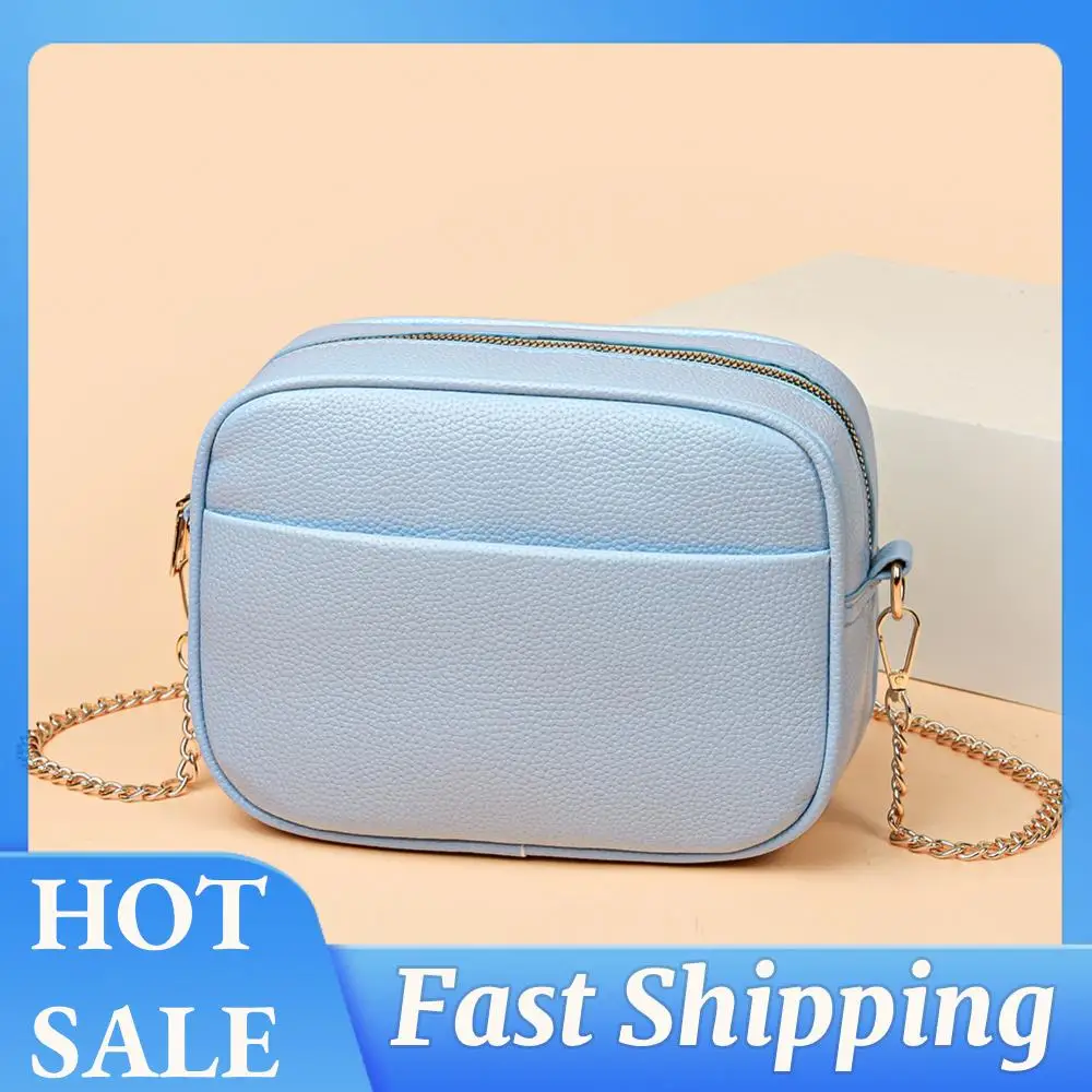 

Women Commute Bag PU Leather Travel Tote Bags Fashion Simple Solid Color Portable Adjustable Strap Female Handbags