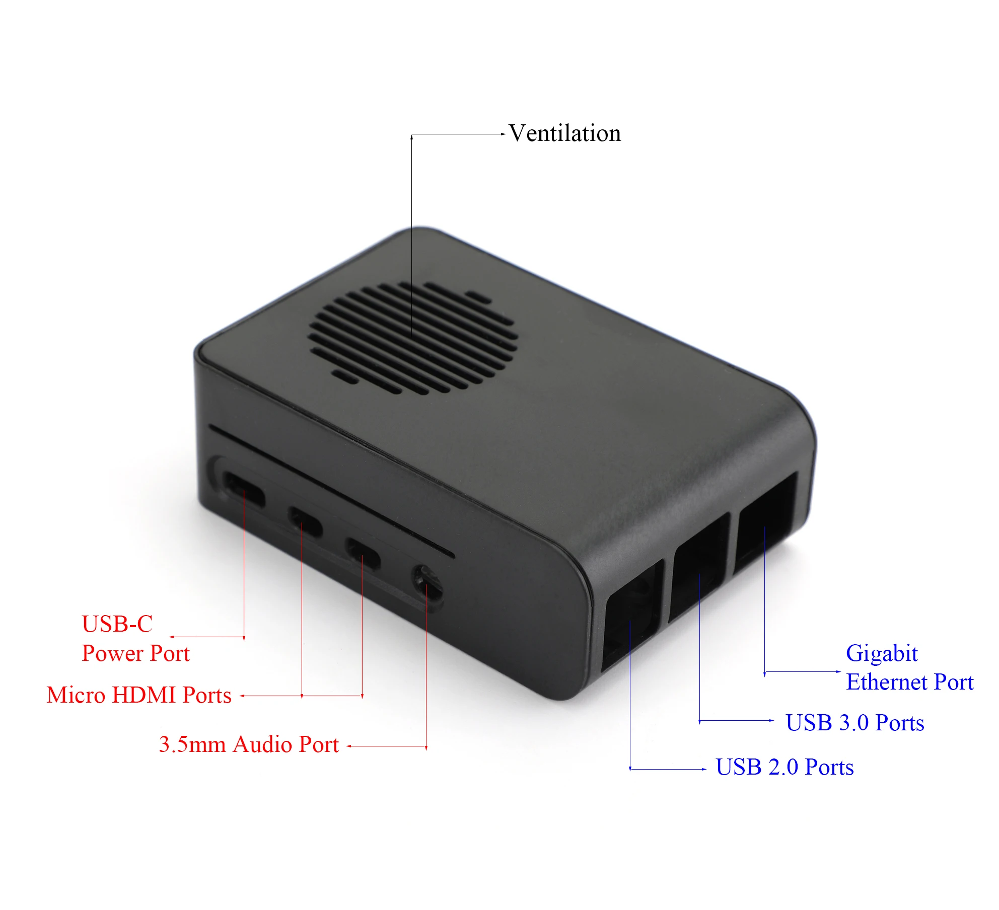 ABS Schutzhülle Cover Box Shell Gehäuse mit Lüfter