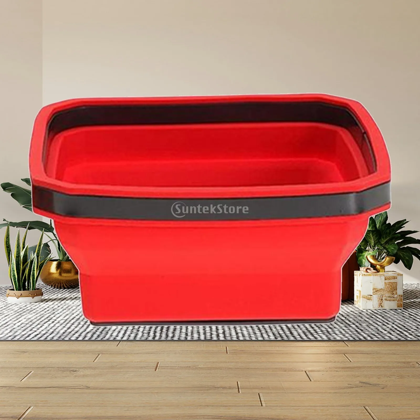 Silicone Foldable Parts Tray Holder Large Capacity Hardware Organizer for Home Garage Workspace Office and Professionals