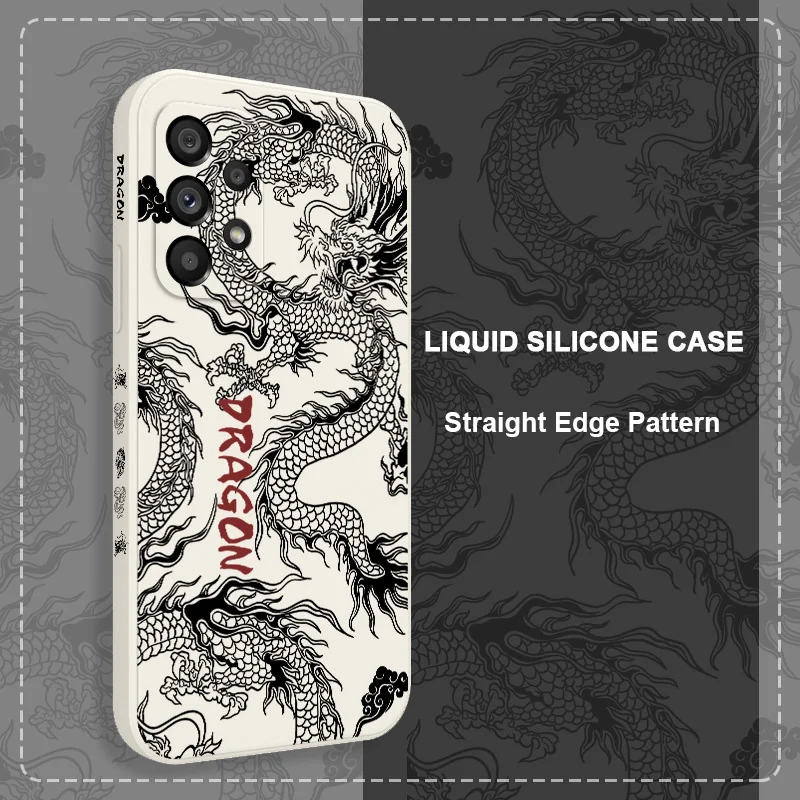 Devil Dragon Case For Samsung Galaxy A56 A36 A26 A73 A53 A33 A23 A13 A72 A52 A32 A22 A12  A71 A51 A31 A21S 4G 5G Cover