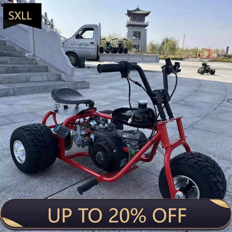 

SXLL Custom China Wholesale 212cc Four Stroke Fuel Off-Road Gas Power Adult Fast Mobility Mini Tricycle Spot Sale
