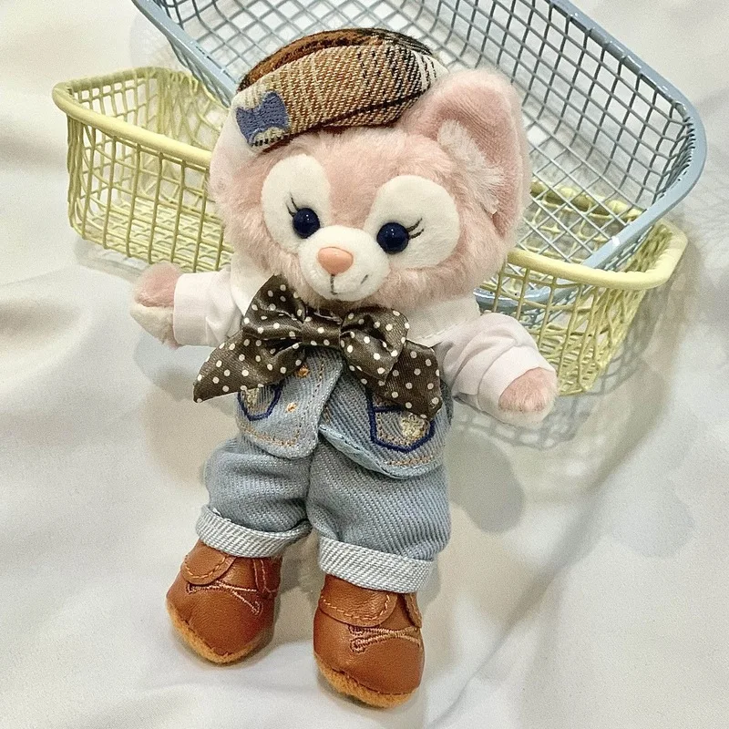 

Брелок для ключей Disney Linabell Shirley, плюшевая кукла Stellalou, милый мультяшный кулон Duffy Kawaii, очаровательный подарок на день рождения, женская модель