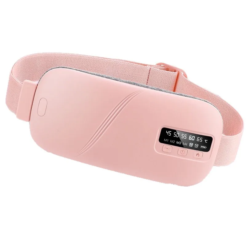 A04F-USB Display digitale riscaldato fascia addominale-cintura riscaldante in grafene per donne-uomini per alleviare il dolore mestruale