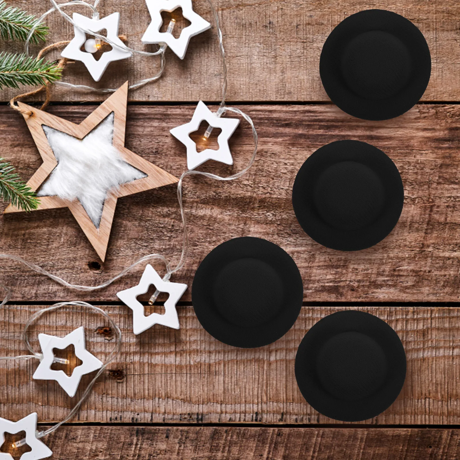 Mini sombreros de hierba para manualidades, decoración de Material Eva duradero, accesorio de fotografía, adorno creativo para sombrero pequeño DIY, 10 Uds.