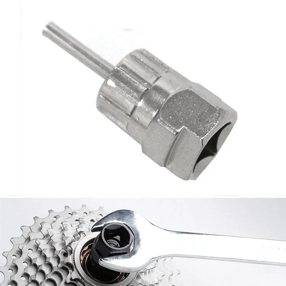 Road Bike Cassette Removal Tool For Shimano For SRAM Flywheel Freewheel Lock Ring Remover Socket Wrench Repair Maintenance Tool