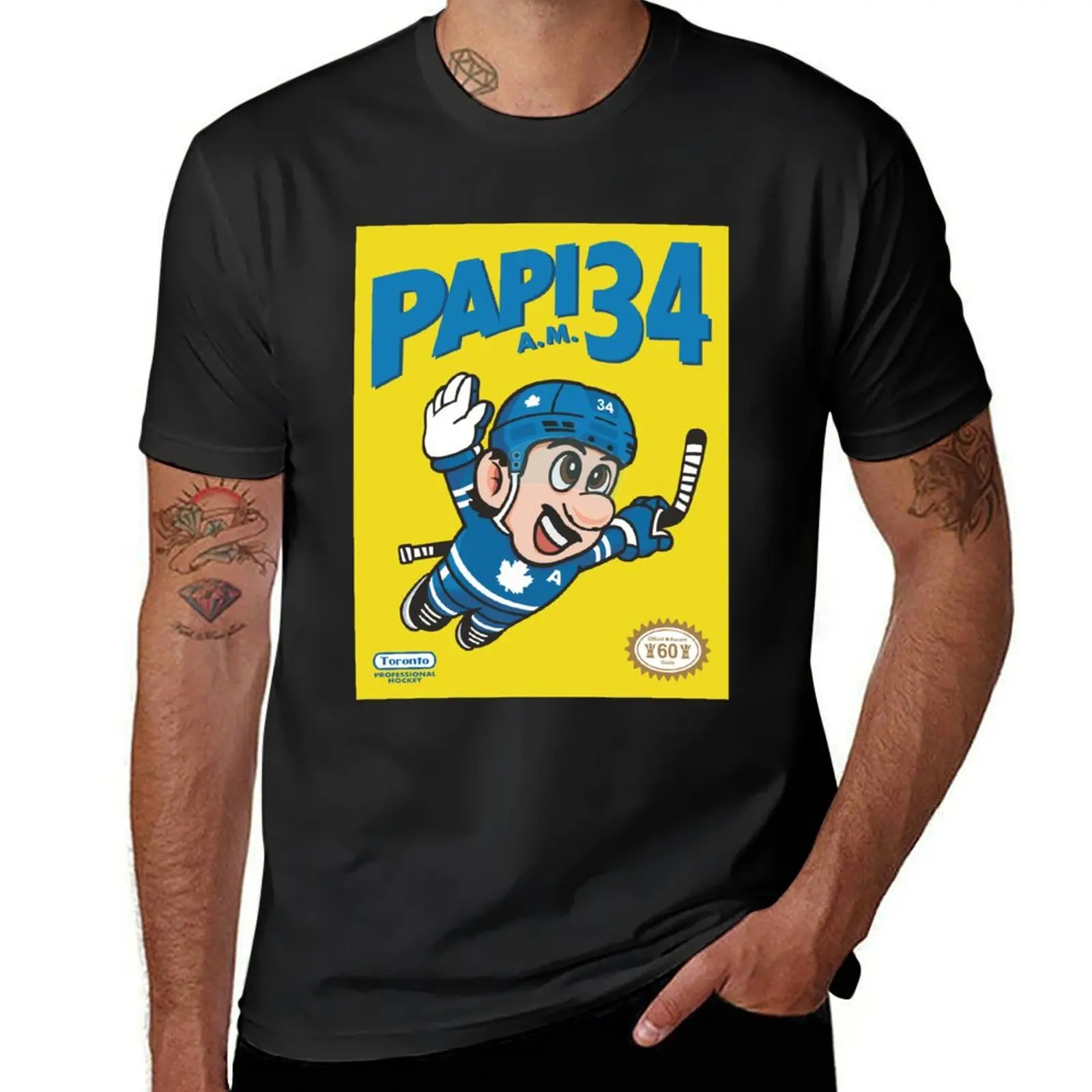 Papi 34 T-Shirt quick drying sweat slim fit t shirts for men