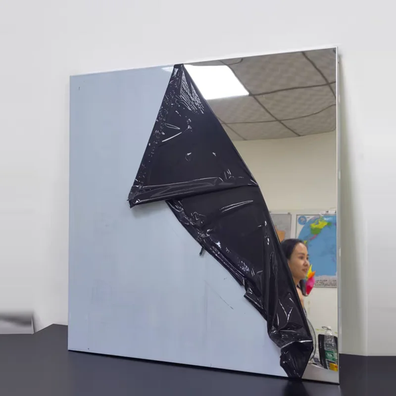 Лист нержавеющей стали, зеркальная поверхность, толщиной 1/1.5/2/3мм