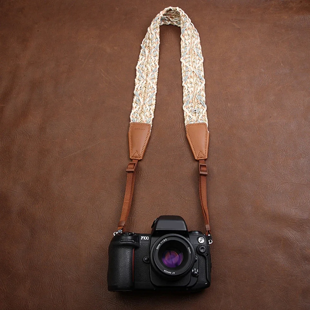 Micro Single Photography Shoulder Strap Woven Camera Strap Adjustable Cross Body Digital SLR Camera Lanyard Neck Straps