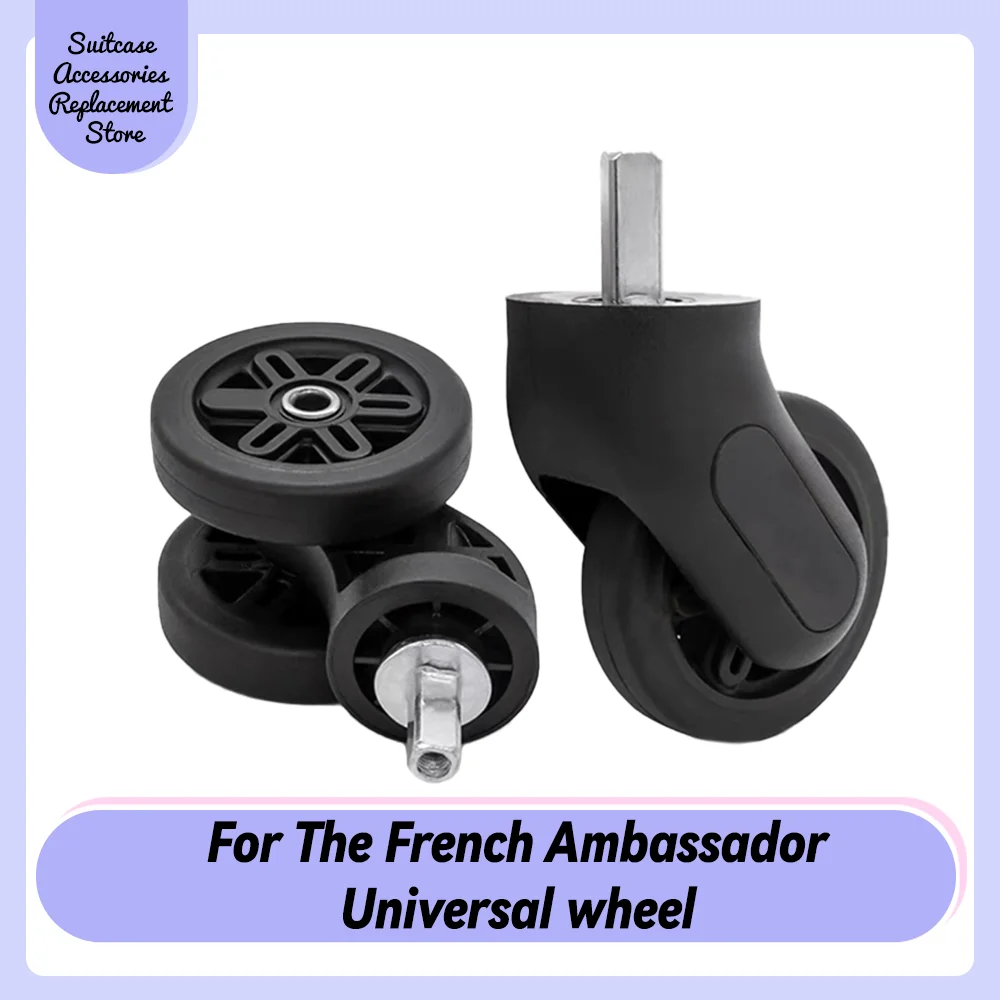 For The French Ambassador Original Universal Wheel Baggage Luggage Accessories Replacement of parts Wear-resistant Repalce