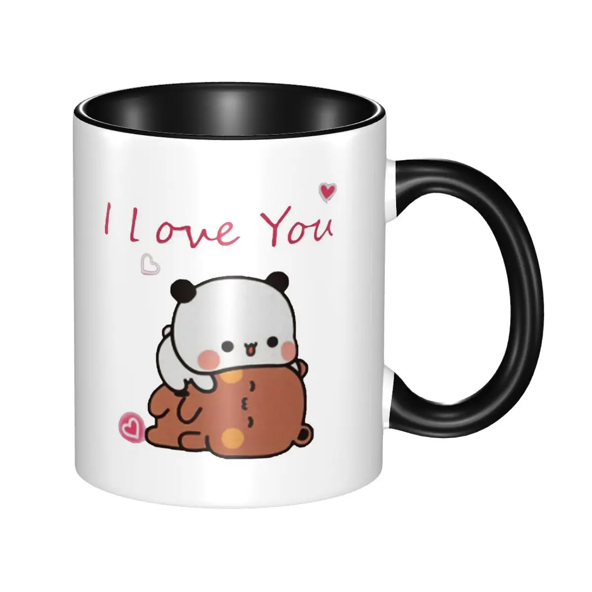 

Bubu Dudu Panda And Brownie Bear Couple Mug Funny Ceramic Coffee Cups Tea Mugs Milk Cup Drinkware Gifts for Friends