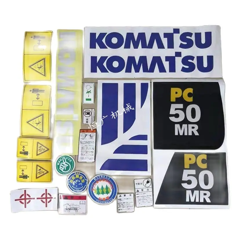 Komatsu掘削機部品ステッカー,パーツパッケージ,車の標準,30 40 55 75