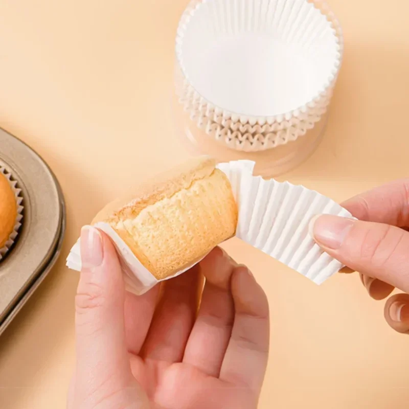 100Pcs Food Graded Mini Cupcake Liner Cupcake Paper Baking Cup Muffin Cases Cake Mold Small Cake Box Cup Tray Decorating Tools