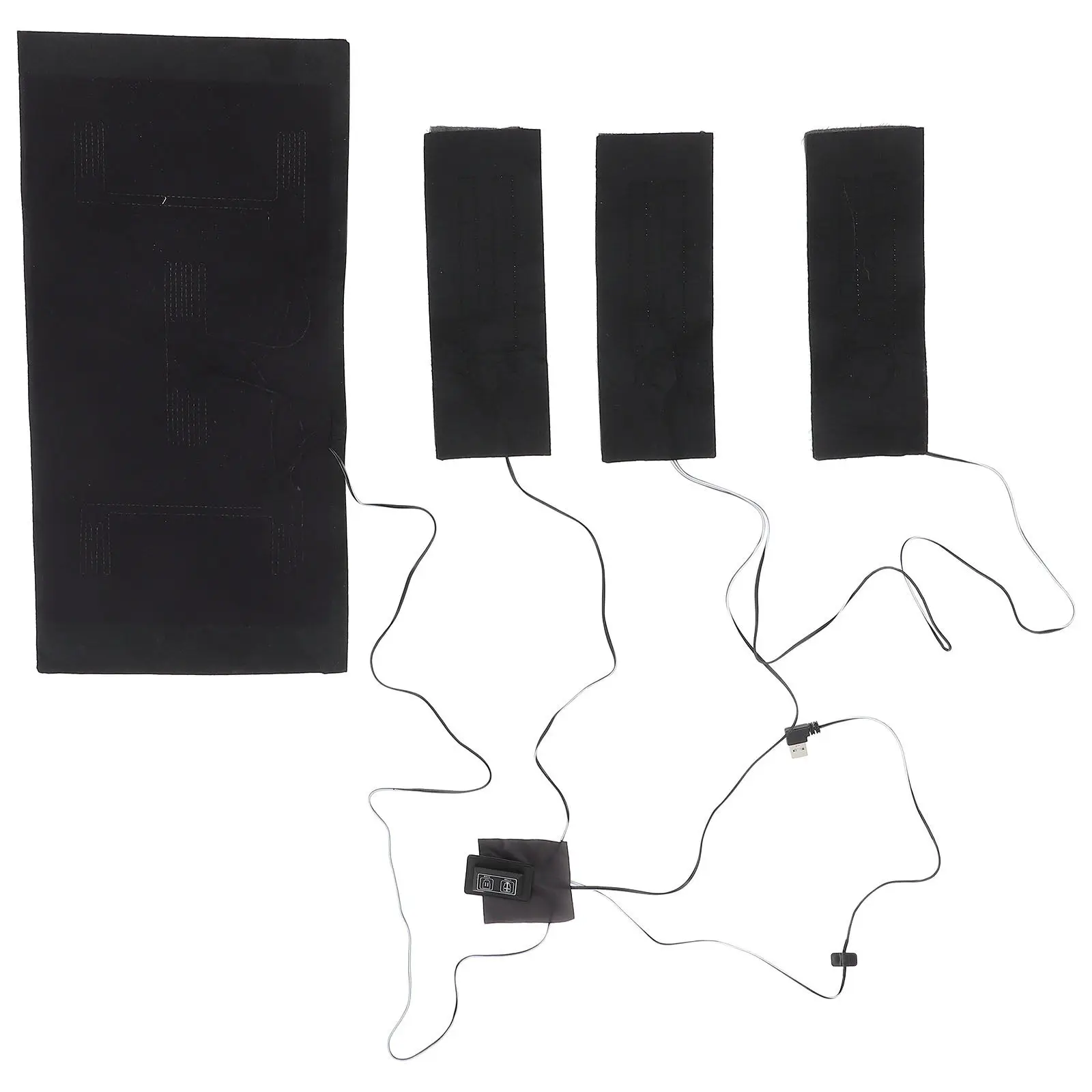 

Electric Clothes Heater Pad Complex Fiber Heating Material USB Charging Adjustable Temp Heating Pads for Coats Vests Clothing