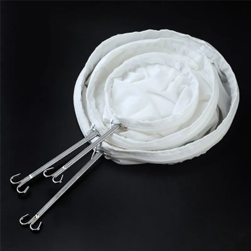 Milk Tea Filter Bag With Handle Hong Kong Style Steel Ring Coffee Cotton Cloth Filter Bulk Foam Kitchen Accessories