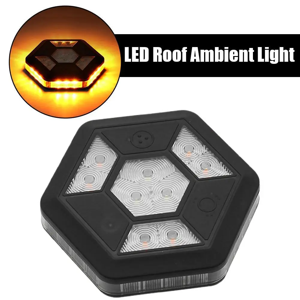 

Светодиодный светильник на крыше, окружающий свет, сигнальная лампа безопасности дорожного движения, вращающаяся на 360 градусов светодиодная магнитная сигнальная лампа, мигающий сигнальный светильник