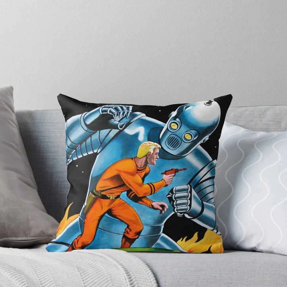 

GIANT ROBOT Throw Pillow Decorative Pillow Covers For Sofa Decorative Cushions For Luxury Sofa