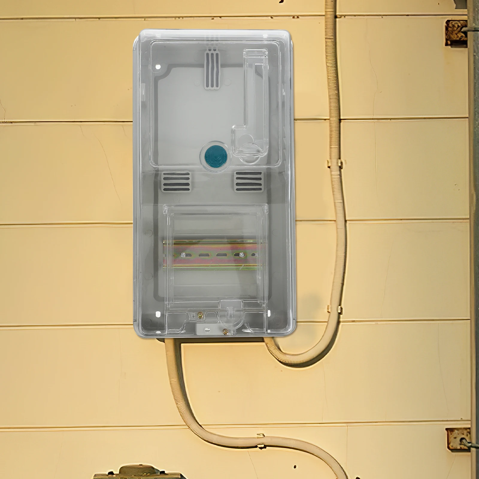 

Uv Stabilized Electrical Box Weatherproof Plastic Power Distribution Box Transparent Front Panel Safe Non-Conductive